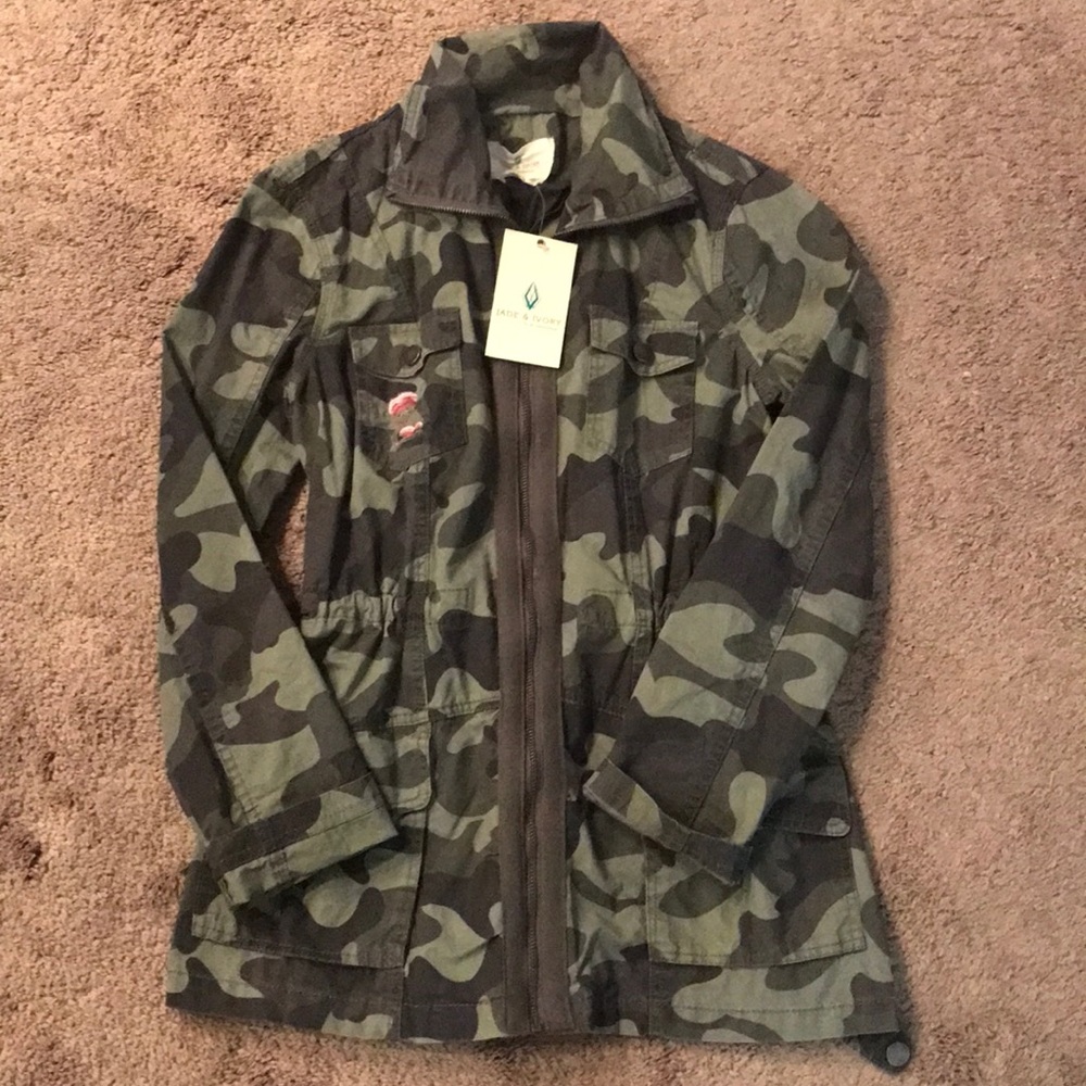 Floral Camouflage Jacket